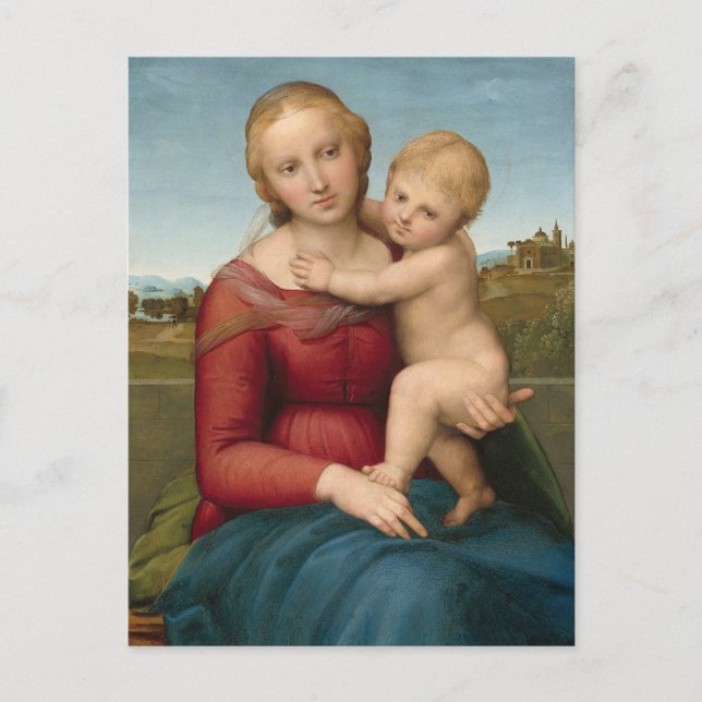 Den lilla Cowper-madonnan av Raphael Vykort (Framsida)