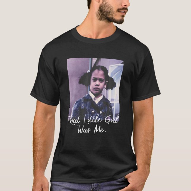 Den lilla flickan var jag Kamala Harris för presid T Shirt (Framsida)