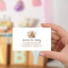 Den lilla honungen på vägen Bokar för Baby infogar Tilläggskort