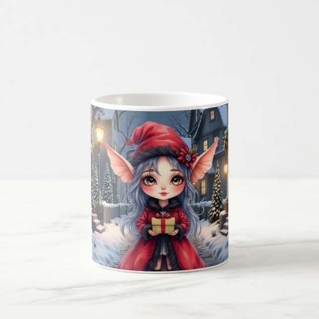 Den lilla julbudbäraren.  kaffemugg (Center)