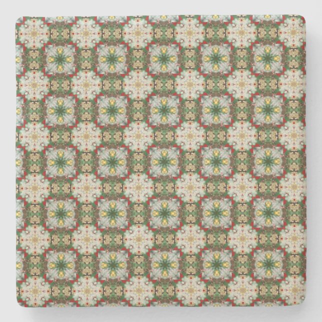 Den lilla julen Klockor Mönster Underlägg Sten (Framsidan)