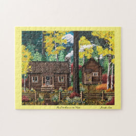 Den lilla kabinen i Skogen Puzzle Pussel