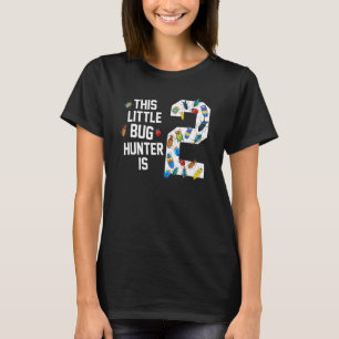 Den lilla Kryp Hunter är 2 Ladybug 2:a födelsedage T Shirt