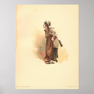 Den lilla marschoness från den gamla kuriosiskbuti poster