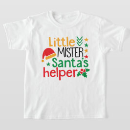 Den lilla ministern jultomtens Helper-jul T Shirt