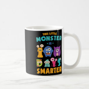 Den lilla monstern är 100 dagar Smarter School Kid Kaffemugg