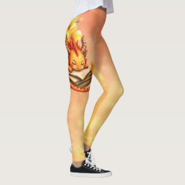 Den lilla mystiska draken. leggings