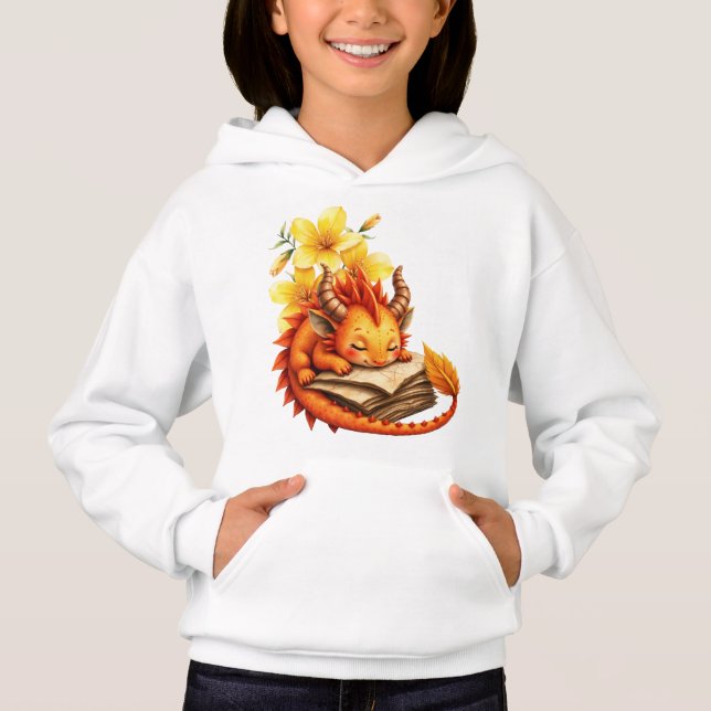 Den lilla mystiska draken.  t shirt (Framsida)