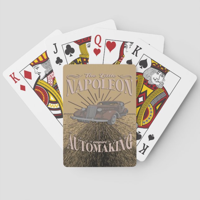 Den lilla Napoleon Casinokort (Baksidan)