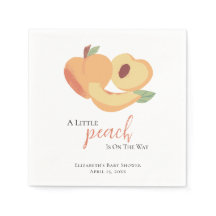 Den lilla persikan är på vägen mot babyskuvens lju