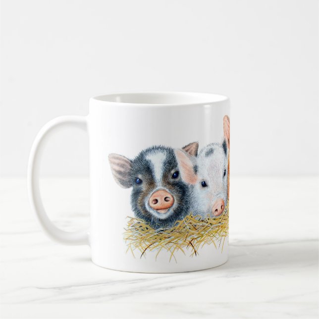 Den lilla Piggy Mugg (Vänster)