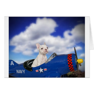 Den lilla piloten hälsningskort