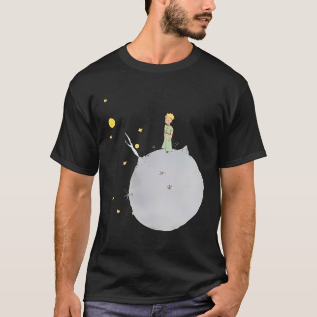 Den lilla prinsen Fairy Tales Children's Bok Cove T Shirt (Framsida)