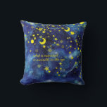 Den lilla prinsen Quote och Stars Pillow Kudde<br><div class="desc">Den lilla prinsen Quote och Stars Pillow</div>