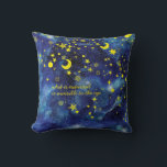 Den lilla prinsen Quote och Stars Pillow Kudde<br><div class="desc">Den lilla prinsen Quote och Stars Pillow</div>