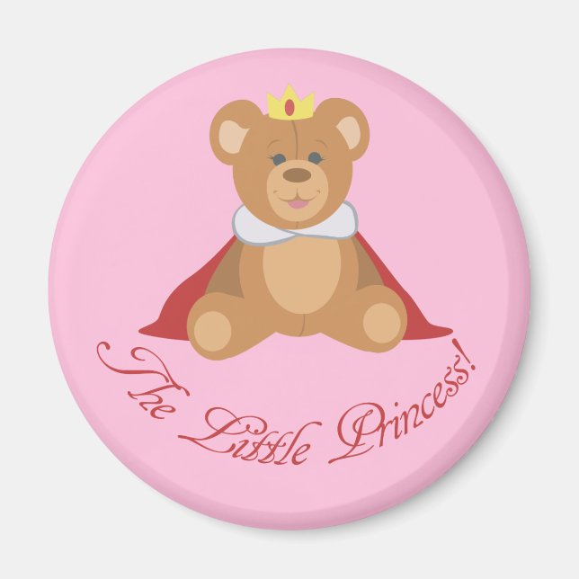 Den lilla prinsessan magnet (Framsidan)