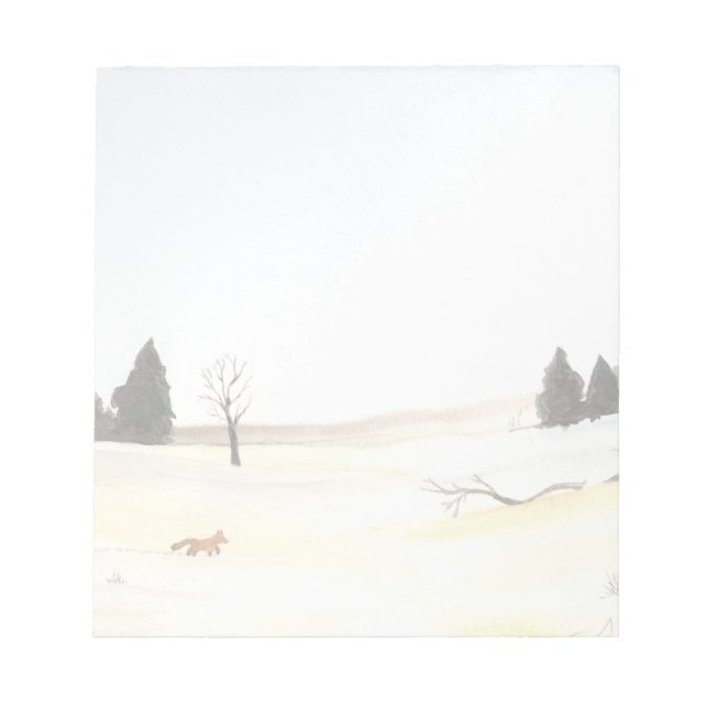 Den lilla räven anteckningsblock (Framsida)