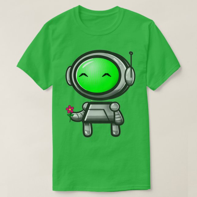 Den lilla robot t shirt (Design framsida)