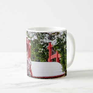 Den lilla röda bron kaffemugg