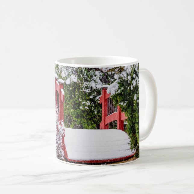 Den lilla röda bron kaffemugg (Framsida höger)
