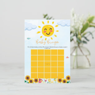 Den lilla röntgenstrålen från Sunshine Baby Bingo Inbjudningar