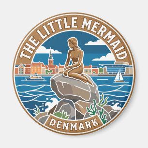 Den lilla sjöjungfrun Danmark Magnet