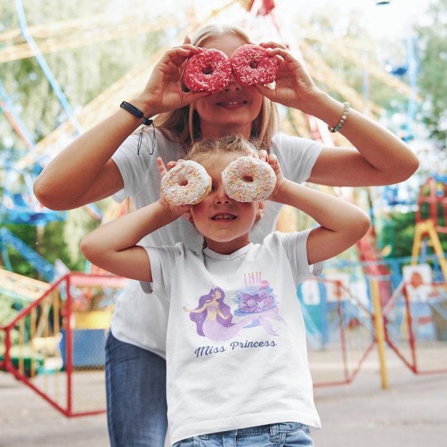 Den lilla Sjöjungfrun Princess Personlig Söt T Shirt (Skapare uppladdad)