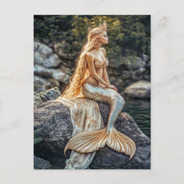 Den lilla Sjöjungfrun Scene Vykort (Framsida)