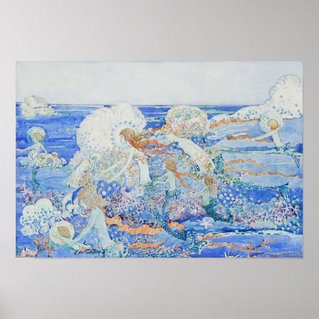 Den lilla Sjöjungfrun - Sjöjungfruar som spelar i  Poster (Framsidan)