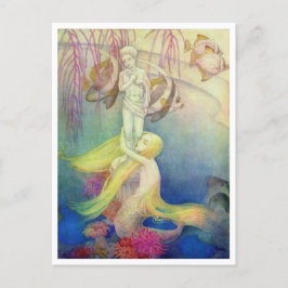 Den lilla Sjöjungfruns önskan av Dorothy Lathrop Vykort