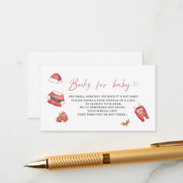 Den lilla stjärnan Santa baby bokar för baby Tilläggskort