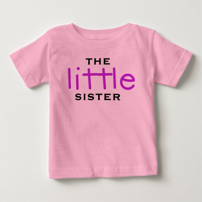 Den lilla syster t-shirt (Framsida)