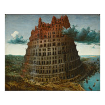 Den lilla Torn i Babel av Pieter Bruegel