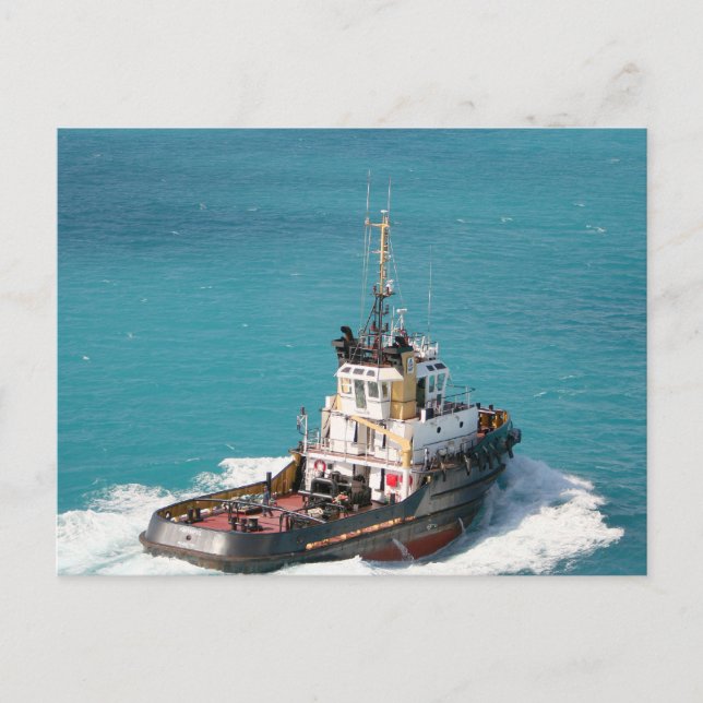 Den lilla tuggen som kunde vykort (Framsida)