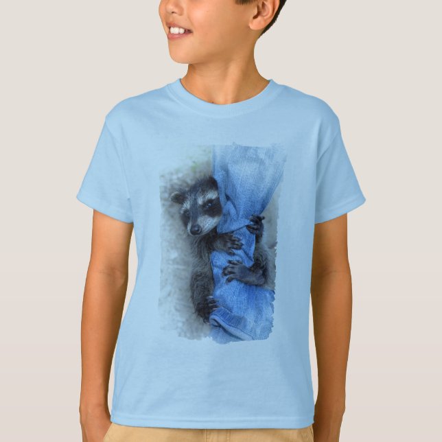 Den lilla tvättbjörnen t shirt (Framsida)