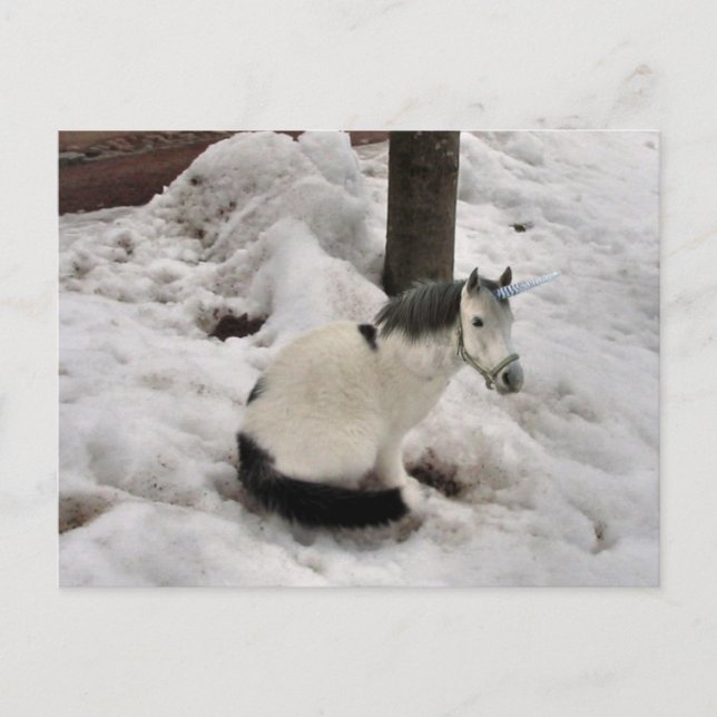 Den lilla Unicat Vykort (Framsida)