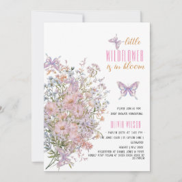 Den lilla vildblomman finns i bloombabyduschen #7 inbjudningar