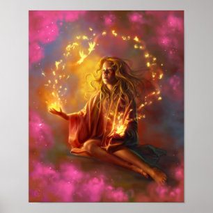 Den lille Fairy Conjurer Poster