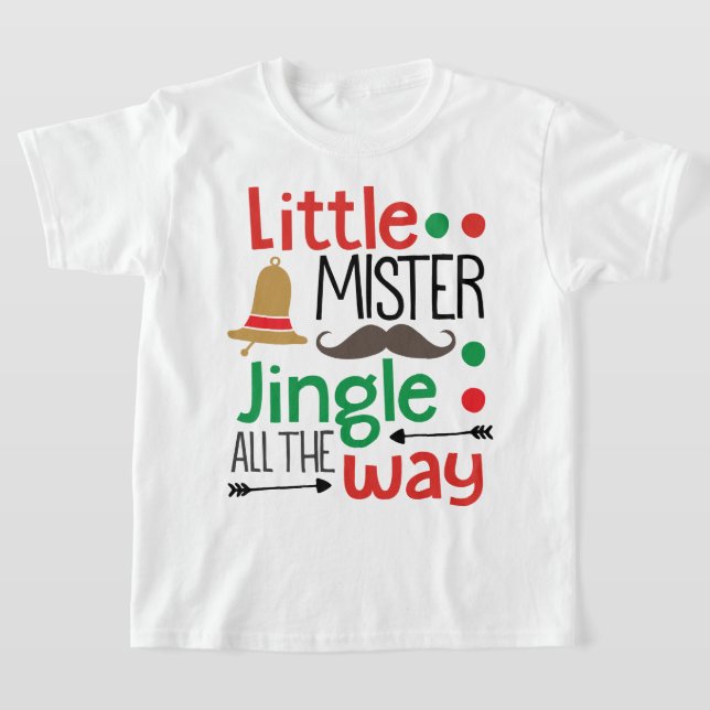 Den lille Mister Jingle hela julen T Shirt (Laydown)