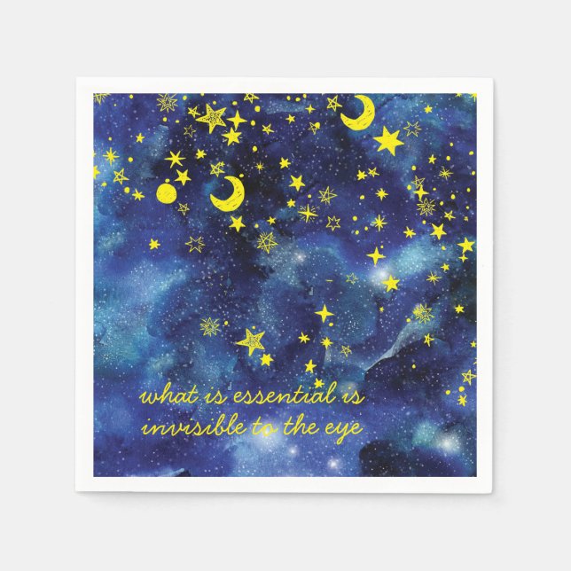 Den lille prinsen pappersservett (Framsidan)