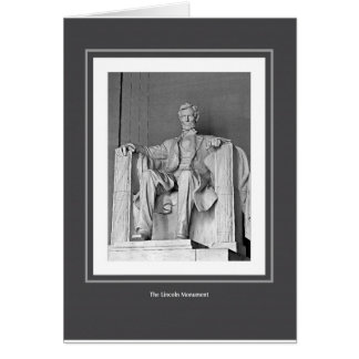 Den Lincoln monumentet Hälsningskort