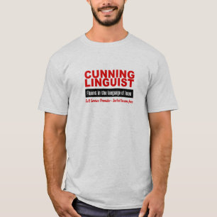 Den listiga lingvistskjortan - välj stil, färg t-shirt