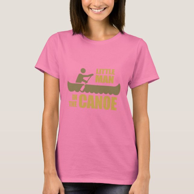 DEN LITTLE MANN I KANOEN T-SHIRT (Framsida)