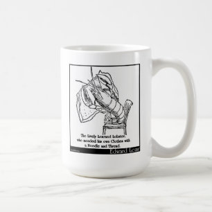 Den livliga lärda humret kaffemugg