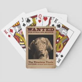 Den livliga Vizslaen Kortlek