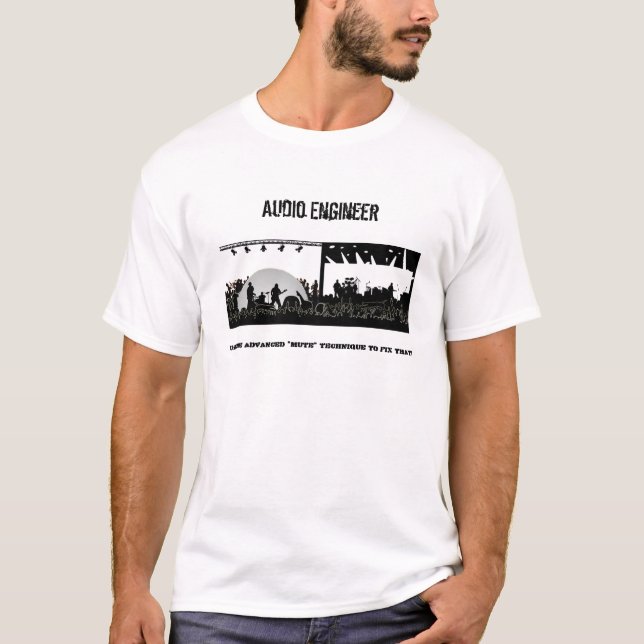 Den ljudsignal ingenjören - fixa det med "mutan ", t shirt (Framsida)