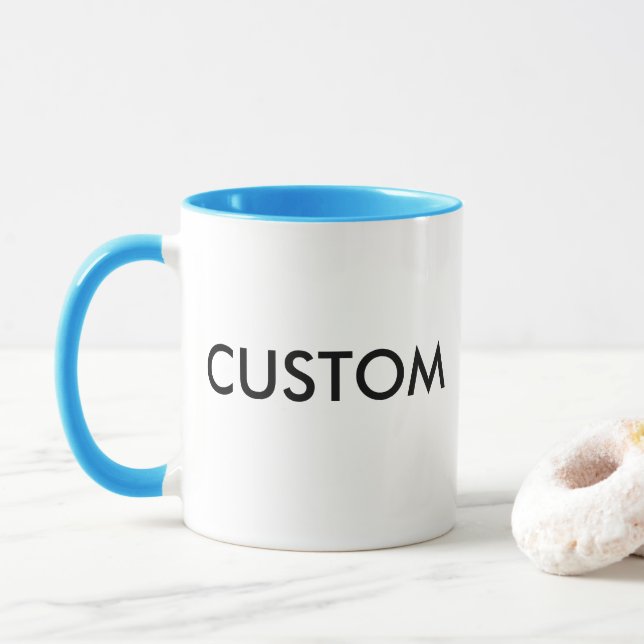 Den LJUSA beställnings- muggen för ringeren 11oz - Mugg (Med munk)