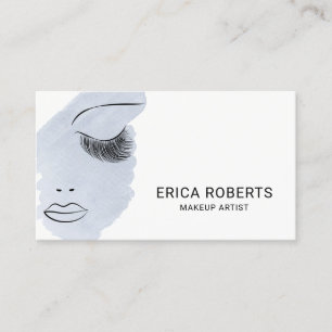 Den ljusa konstnären för skönhetsnärtMakeup - Visitkort
