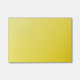Den ljusa linjära lutningen D1 - - gulna till Post-it Block