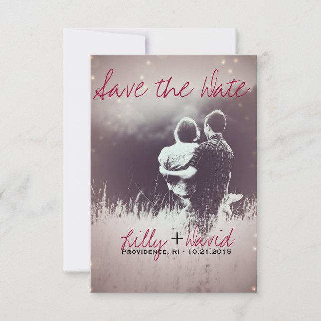 Den ljusa rodnaden - spara datera datumet (Framsida)